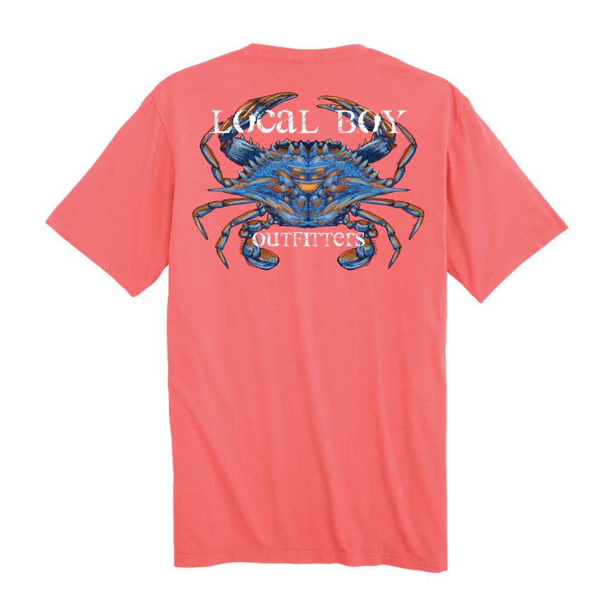 Youth Painted Blue Crab Tee