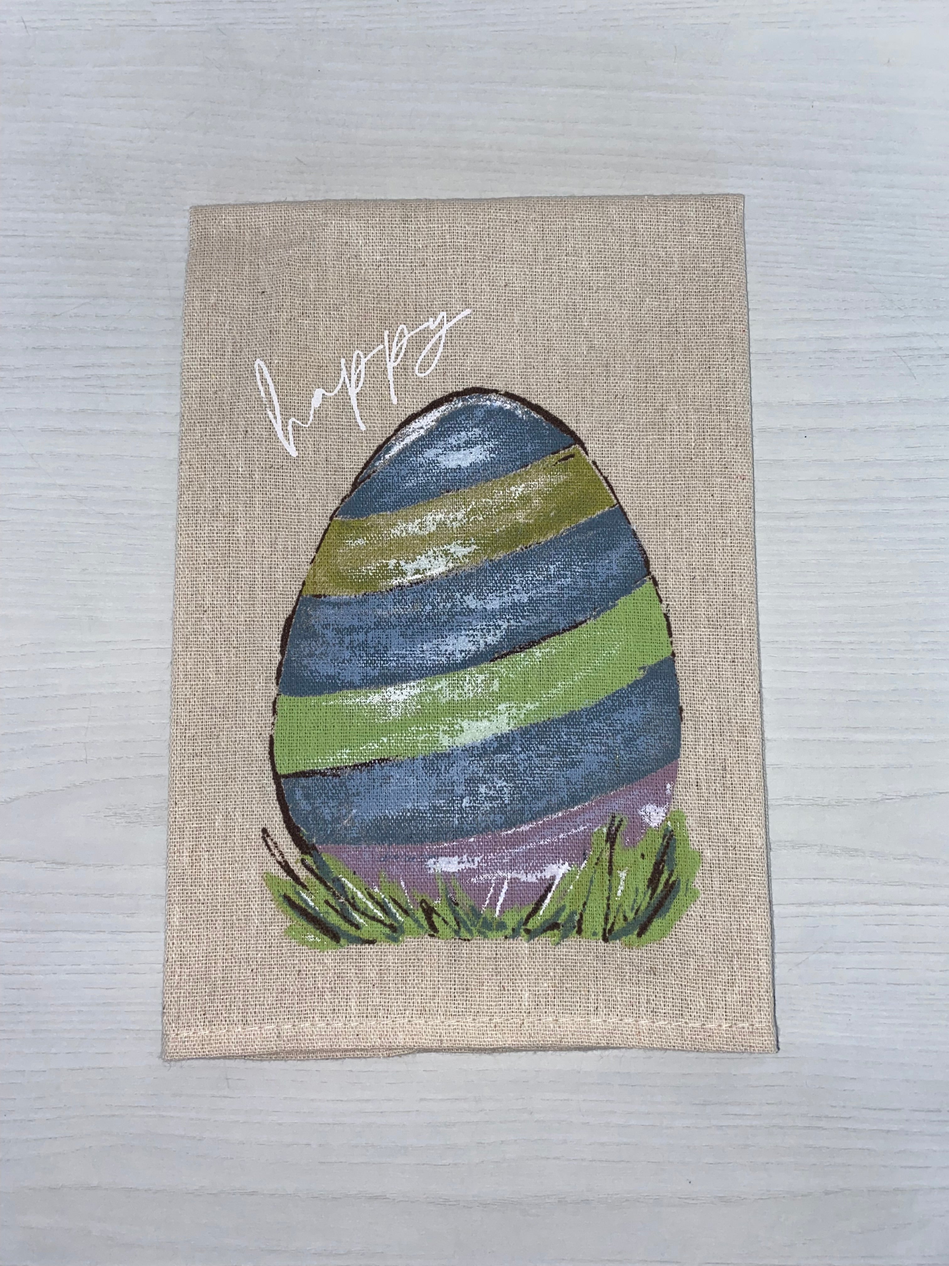 Egg Painted Easter Towel