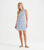 Women's Watercolor Stripes Summer Dress