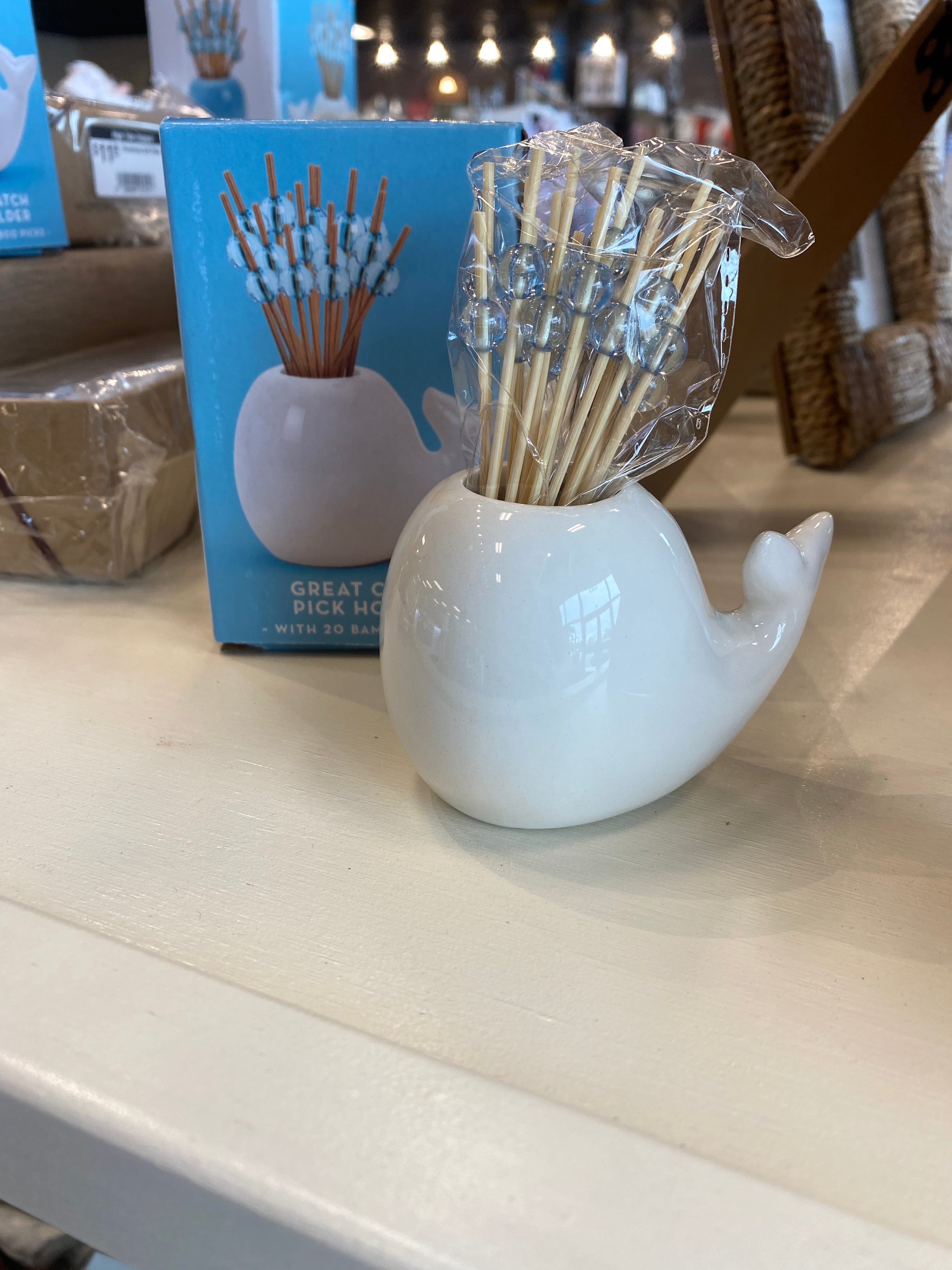 WhaleToothpick Holder